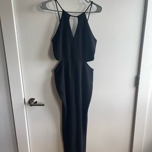 Black Cutout Jumpsuit
